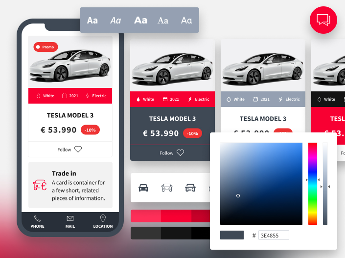 Personnalisation de votre site web automobile aux couleurs de votre concession auto