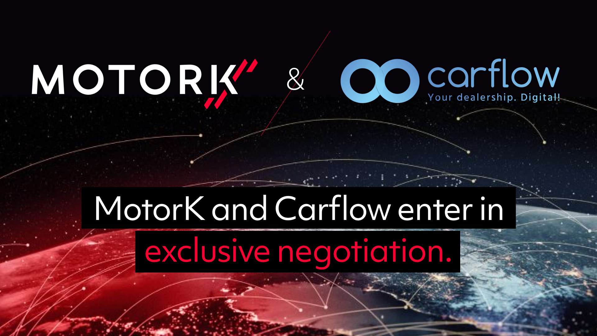MotorK and Carflow enter in exclusive negotiation