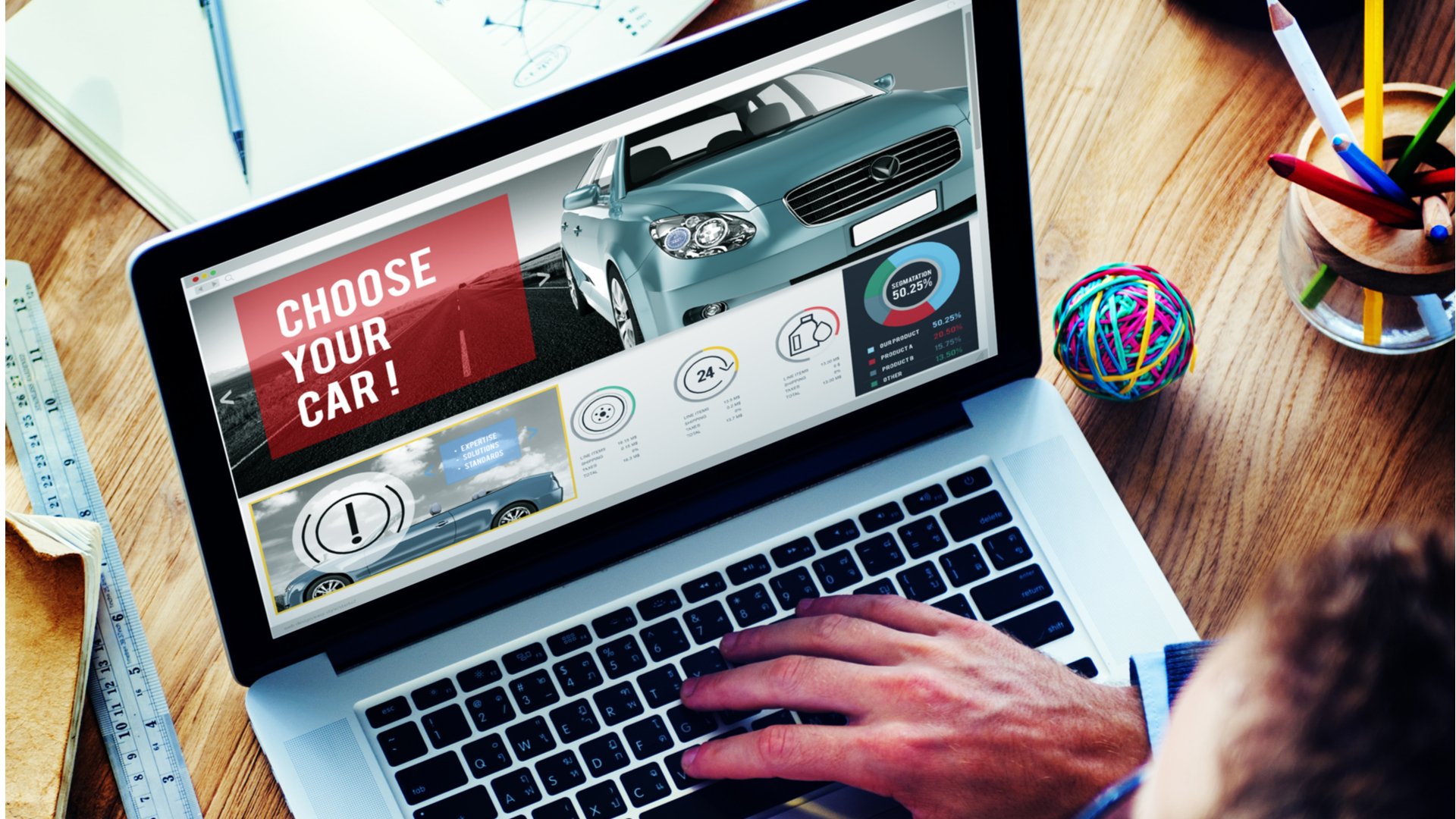Effective homepage for car dealerships